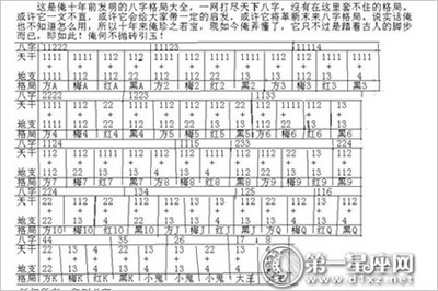 八字格局常法讲义 八字格局查询表