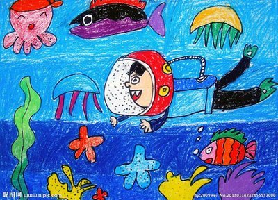 解读儿童画：美丽的海底世界