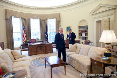 葛先行：从图片上欣赏美国白宫室内设计【组图】一