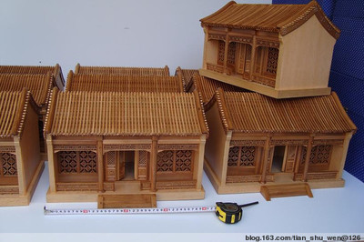 古建筑模型制作经验谈-胡国平 手工古建筑模型制作