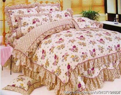 [转载]床笠式，床罩式，床单式，床裙式，床盖式有什么区别? 纯棉床裙床罩