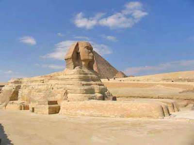 埃及狮身人面像的不解之迷[图] 埃及狮身人面像图片
