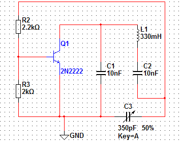 高频电子线路课程设计-电容反馈三点式振荡器 电容三点式振荡器