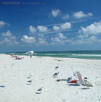 2013年美国十大海滩 中国十大最美海滩