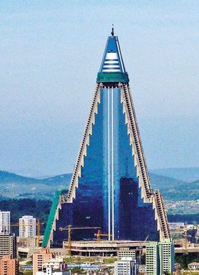 平壤柳京大厦是世界上最高的烂尾楼〔组图〕 世界上最大的烂尾楼