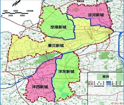 西咸新区总体规划发布 提升为国家战略(图) 西咸新区总体规划