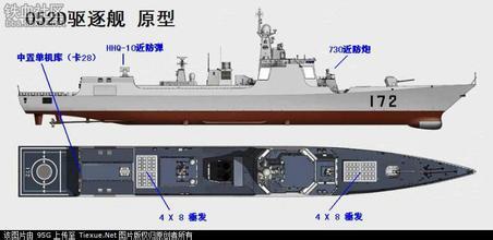 台湾海军的部分主力战舰 中国海军主力战舰