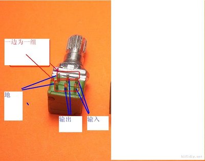 关于三脚电位器连接方法 电位器型号命名方法
