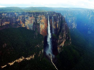 失落的世界 安赫尔瀑布 委内瑞拉安赫尔瀑布