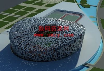 [转载]奥运鸟巢模型的制作方法 2008年北京奥运会鸟巢