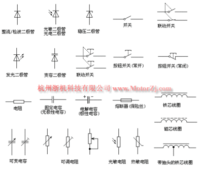 电子元件符号大全 电子元件的符号