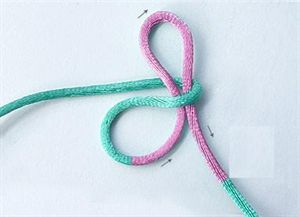 单联结手链、绳子编结法 （20140609） 编结手链教程