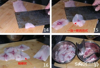 图解片鱼片的方法与技巧 鱼片上浆的技巧