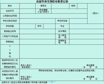 如何填写高等学校毕业生登记表 高等学校毕业生登记表