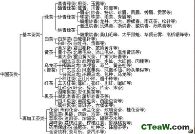 中国茶叶种类有哪些？ 中国茶叶种类