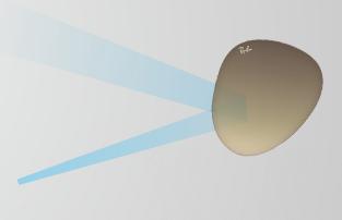 原创【老友记】雷朋rayban太阳眼镜镜片颜色选择（多图） 雷朋眼镜镜片上的logo