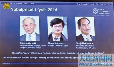 2014年诺贝尔物理学奖获得者 日本获得诺贝尔奖人数