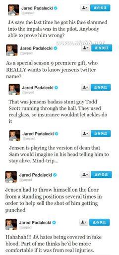 Jaredtwitter上关于Jensen的故事 twitter logo 故事