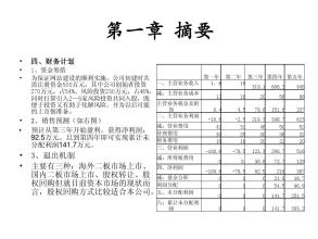  电商创业计划书范文 电子商务创业计划书