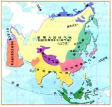  亚洲气候类型分布图 亚洲购物者类型分析