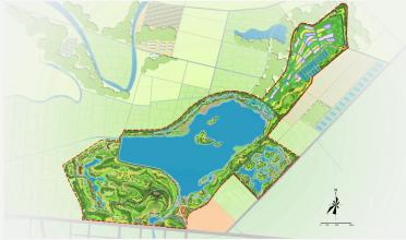  潏河湿地公园规划图 湿地公园规划建设研究