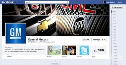  facebook 汽车 广告 通用汽车为何与Facebook分道扬镳？