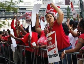  谈判破裂 准备攻坚 Verizon劳资谈判破裂 4.5万名雇员罢工