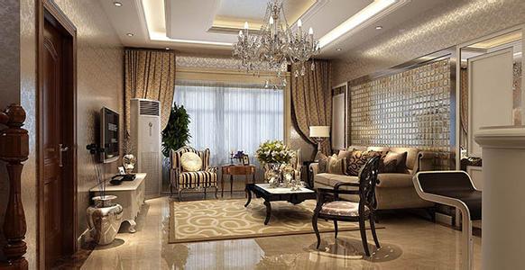  奢华欧式客厅效果图 一个不事奢华的上海客厅