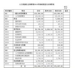  人力资源预算表 浅谈人力资源预算