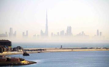  恐怖的海市蜃楼图片 迪拜的海市蜃楼