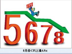  ppi上涨 数字：8月CPI同比上涨4.9% PPI上涨10.1% （5则）