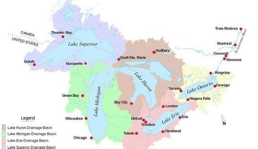 北美五大湖城市群 北美五大湖城市群 北美五大湖城市群-概述，北美五大湖城市群-水