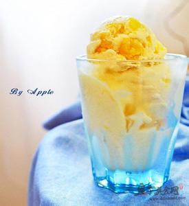 芒果冰淇淋蛋糕 【芒果鲜粒冰淇淋】