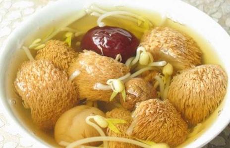 猴头菇素汤 清淡猴头菇纯素汤