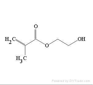 甲基丙烯酸羟乙酯 甲基丙烯酸羟乙酯 甲基丙烯酸羟乙酯-分子结构，甲基丙烯酸羟乙酯
