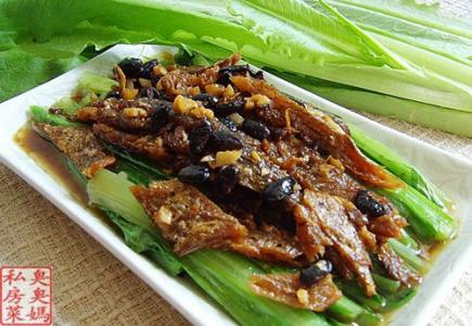 豆豉鲮鱼油麦菜的做法 简单V奢华美味 豆豉鲮鱼油麦菜