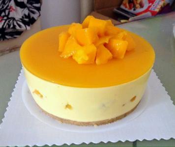 芒果流心芝士蛋糕做法 芒果流心芝士蛋糕