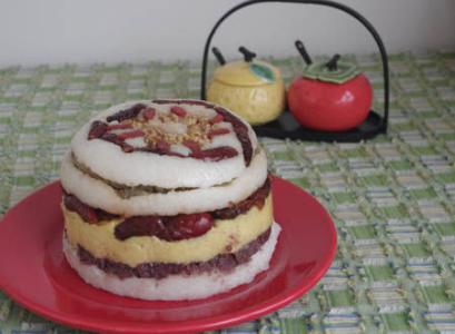 新疆切糕的做法 自制新疆切糕