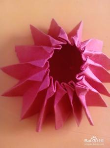 矢车菊的花语 如何折纸花 [4]矢车菊折纸