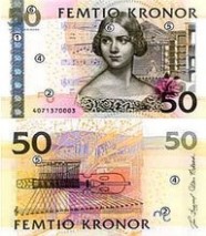 瑞典克朗 瑞典克朗 瑞典克朗-币种历史，瑞典克朗-币种票样