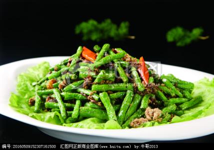 橄榄菜肉末豆角 橄榄菜炒豆角