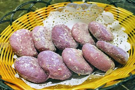 紫薯糯米饼的做法 紫薯饼