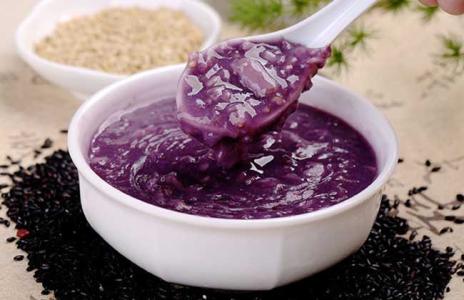 紫薯粥为什么是蓝色的 紫薯粥