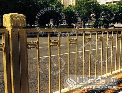 防冲撞隔离护栏 金色护栏 金色护栏-结构设计，金色护栏-防冲撞性能