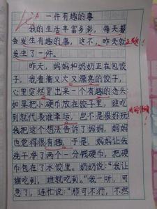 一件有趣的事作文450字 一件有趣的事作文400字