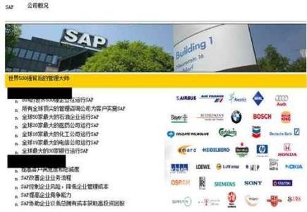 SAP公司 SAP公司-介绍，SAP公司-全球