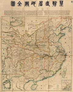 清朝中国地图 清朝地图――中国古代清朝地图