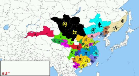 春秋战国时期七国地图 春秋战国地图――中国古代春秋战国时期地图