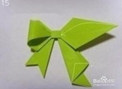 怎么用纸折蝴蝶结 教你用纸折出蝴蝶结