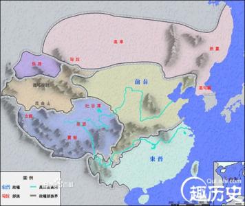 晋朝版图 晋朝地图――古代两晋时期的中国版图介绍